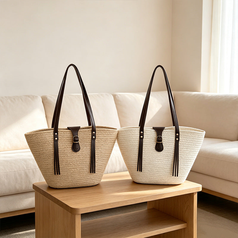 Stylish Woven Beach Tote