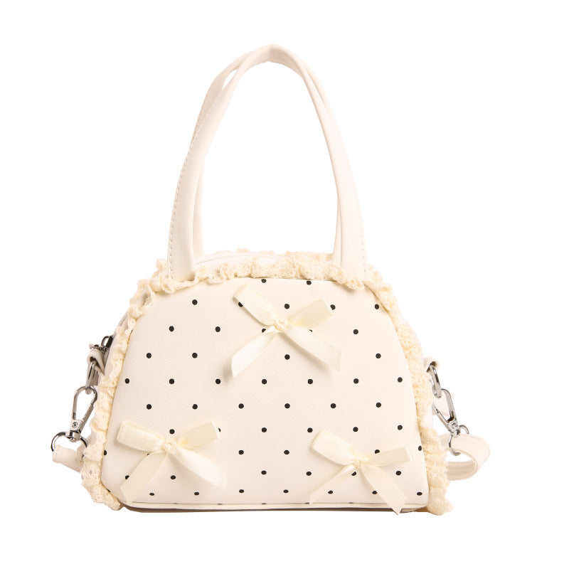WoCharming Bow-Embellished Everyday Handbag