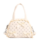 WoCharming Bow-Embellished Everyday Handbag