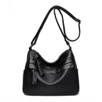 Textured Quilted Shoulder Bag