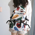 Floral Print Outdoor Backpack