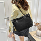 Oversized Faux Fur Tote Bag