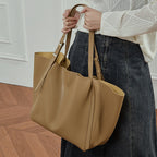 Women's tote bag with elegant design and removable shoulder strap-https://detail.1688.com/offer/994459658272.html-Calm Wears-Apricot-54-Calm Wears