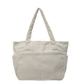 Multifunctional shoulder bag with large outer pockets