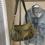 Casual shoulder bag with adjustable shoulder strap