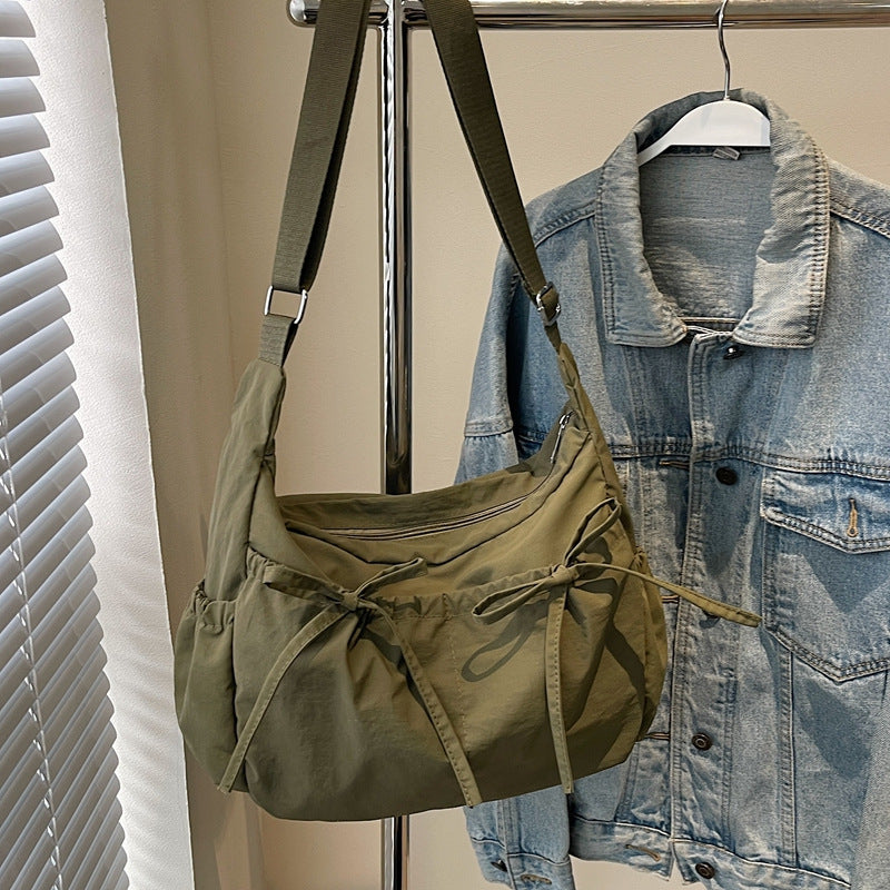 Casual shoulder bag with adjustable shoulder strap