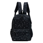 Backpack with Sparkling Star Motif