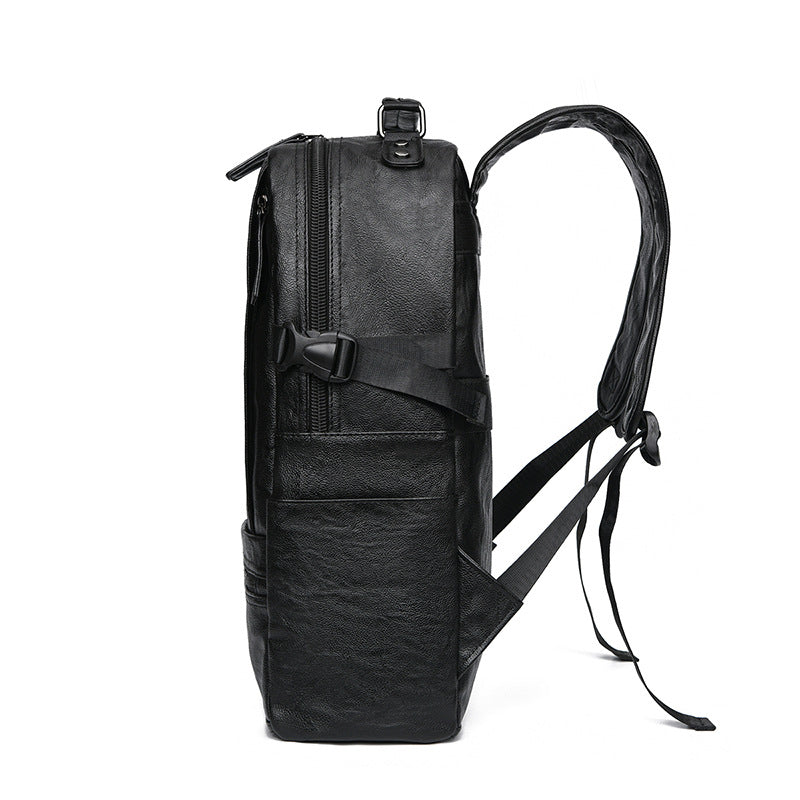 Premium Leather Laptop Backpack