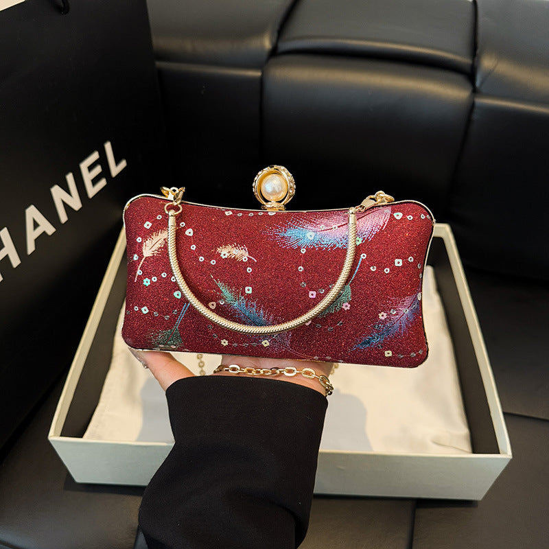Glittery Evening Clutch Bag