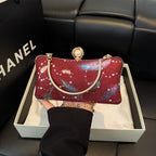 Glittery Evening Clutch Bag
