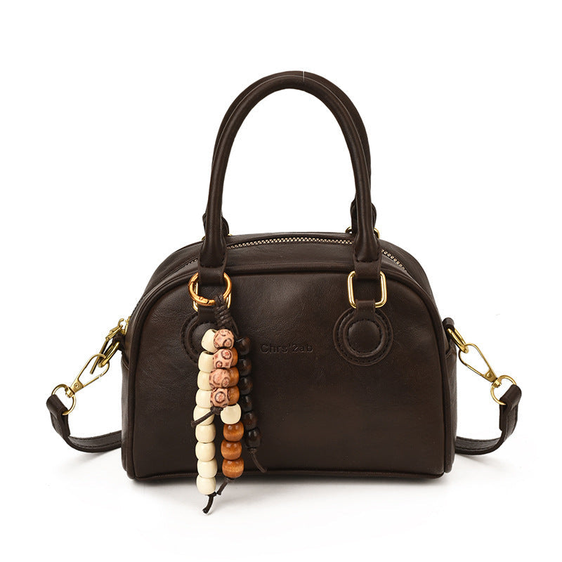 Ladies Mini Handbag with Playful Pendant