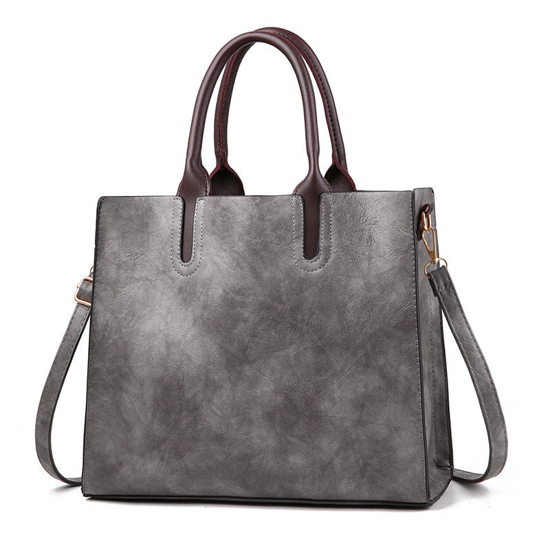 Women's elegant tote bag with detachable shoulder strap-https://detail.1688.com/offer/768022665109.html-Calm Wears-Gray-32-Calm Wears