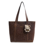 Women’s fashionable tote bag with leopard print and practical inner pocket-https://detail.1688.com/offer/1013047984690.html-Calm Wears-Black-Size: With pendant-Calm Wears