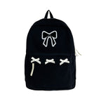 Backpack with Playful Ribbon Design