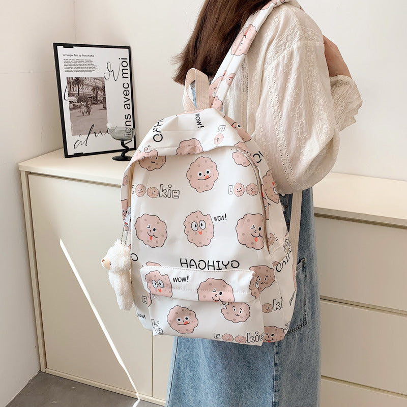 Backpack with Cute Cookie Design