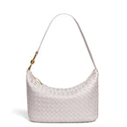 Woven Leather Hobo Bag
