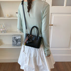 Women Mini-Handbag with fashionable drawstring