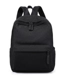 Textured Fabric Multi-Compartment Backpack