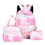 Backpack set with insulated lunchbox and practical case