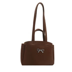 Elegant Bow Accent Handheld Tote Bag