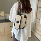 Floral Embroidered Messenger Bag