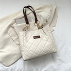 Elegant Quilted Tote Bag