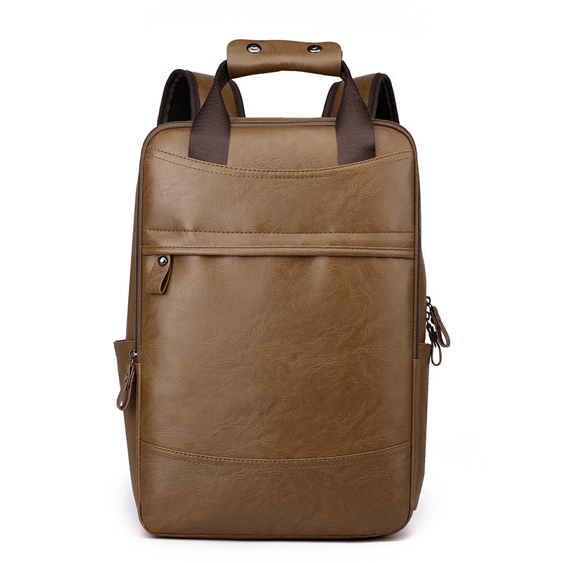 Professional Leather Laptop Backpack