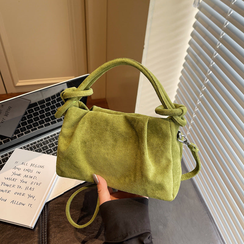 WoSoft Suede Hobo Bag