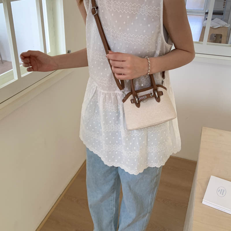 Women's mini bag with adjustable shoulder strap