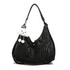 Crinkled Pouch Handbag