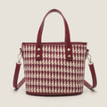 Women’s tote bag with elegant fabric and stylish accents-https://detail.1688.com/offer/752931682377.html-Calm Wears-Wine red-nothing-Calm Wears