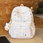 Backpack with Colorful Dots