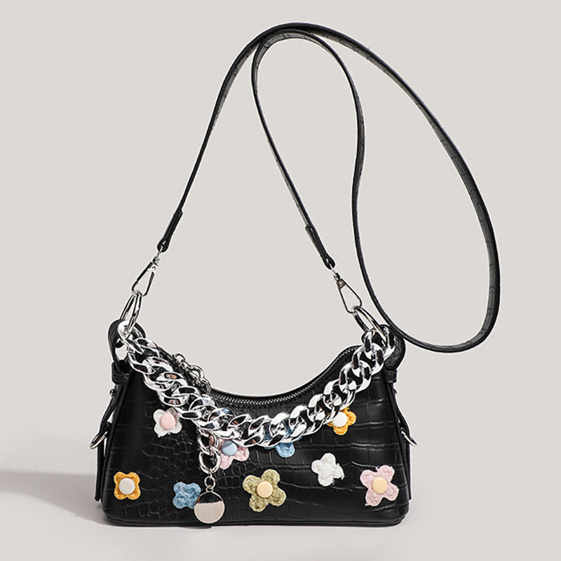 Decorative Chain Strap Handbag