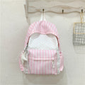 Cute Striped School Backpack