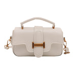 Ladies elegant mini handbag with practical carrying handle and removable shoulder strap