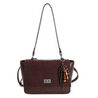 Women's elegant shoulder bag made of high-quality faux leather with playful charm-https://detail.1688.com/offer/989546390871.html-Calm Wears-Braun-Size: With pendant-Calm Wears