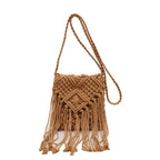Women's Macrame Shoulder Bag with Decorative Fringes-https://detail.1688.com/offer/1026760230042.html-Calm Wears-Black-nothing-Calm Wears