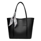Textured Leather Tote Bag
