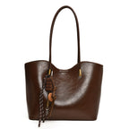 Women's high-quality tote bag with elegant design-https://detail.1688.com/offer/849985092289.html-Calm Wears-Braun-Size: no pendants-Calm Wears