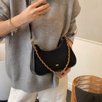 Women's fashionable shoulder bag in vintage look with chain strap-https://detail.1688.com/offer/997435712249.html-Calm Wears-Braun-nothing-Calm Wears