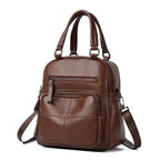 Multi-Functional Leather Handbag