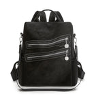 Stylish Multi-Zippered Backpack