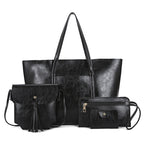 Women's Tote Bag Set with Multifunctional Compartments-https://detail.1688.com/offer/910180580047.html-Calm Wears-Braun-nothing-Calm Wears