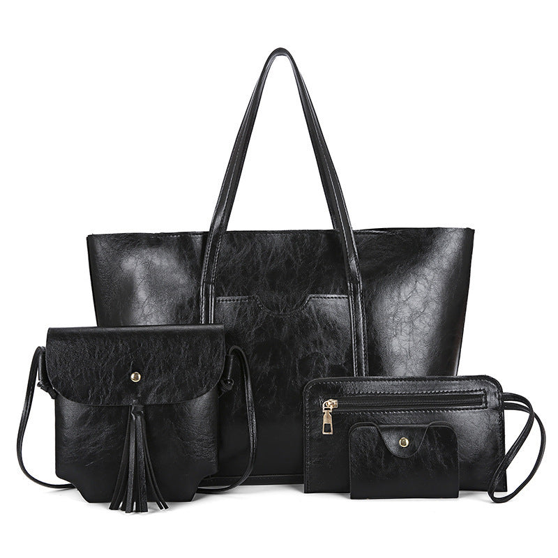 Women's Tote Bag Set with Multifunctional Compartments-https://detail.1688.com/offer/910180580047.html-Calm Wears-Braun-nothing-Calm Wears