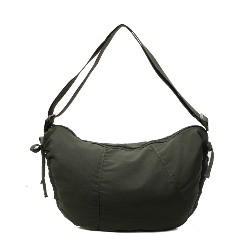 Casual Soft Fabric Hobo Bag Calm Wears