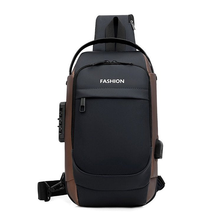 Shoulder bag with multiple compartments