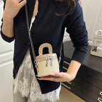 Women's mini backpack handbag with elegant zipper and practical carrying handle