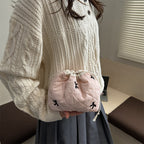 Quilted Drawstring Pouch Calm Wears