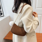 WoStylish Faux Fur Mini Handbag