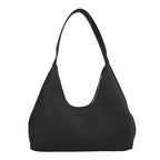 Textured Ribbed Hobo Handbag